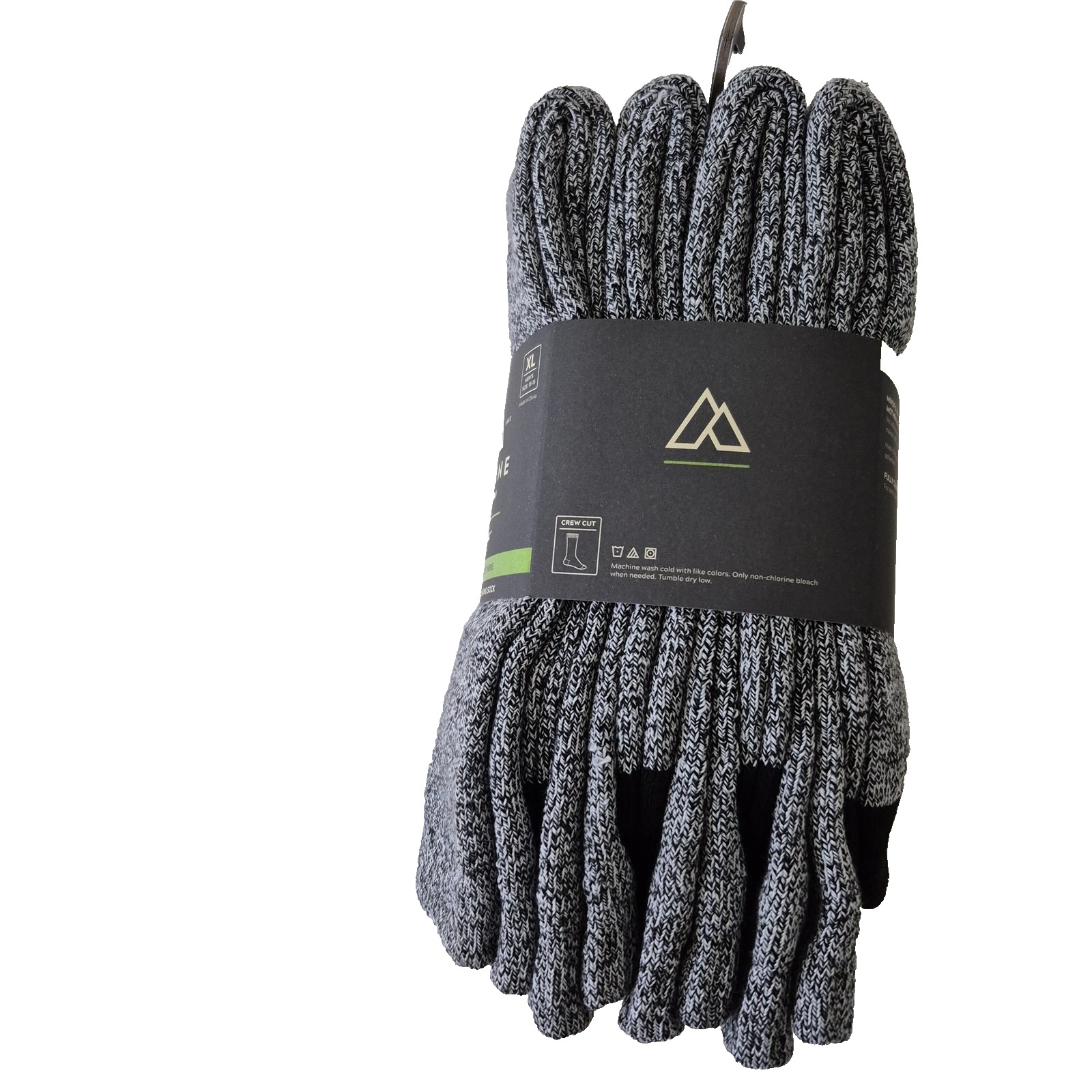 Alpine Design Hiking Socks Mens Xl Crew Cushioned 4 Pack Performance Outdoor — image 2 of 3